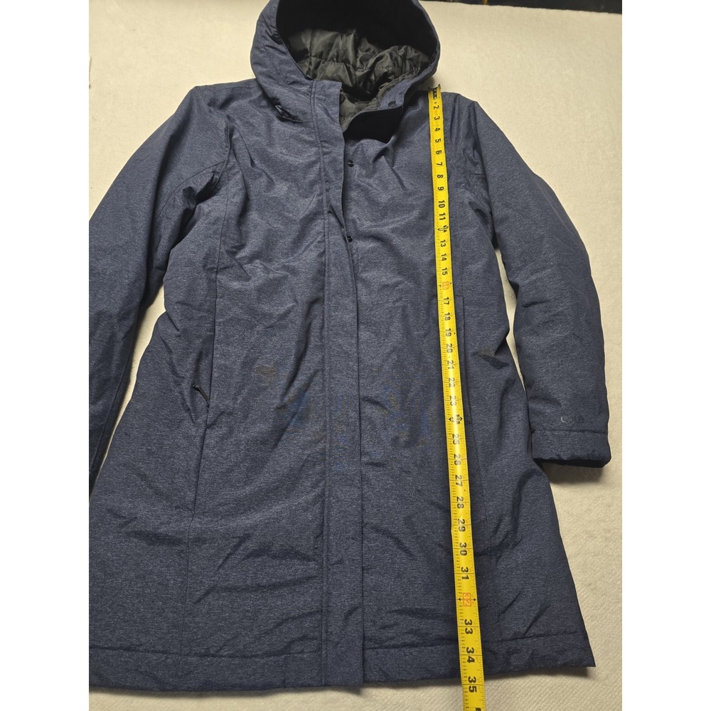Lolë Piper Insulated Hooded Winter Jacket Women's Size L Blue Waterproof NWT - Picture 2 of 16